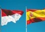 Banderas de España e Indonesia