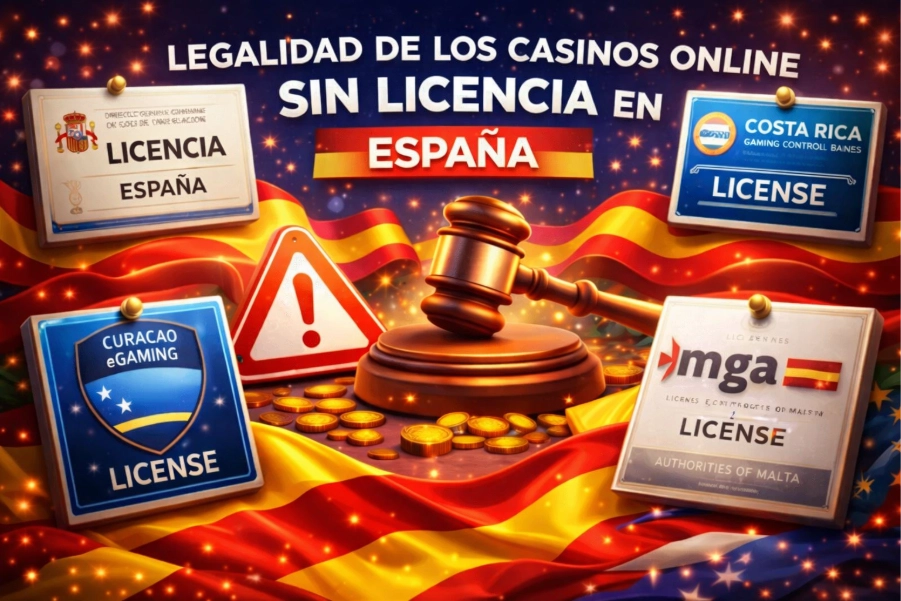 Legalidad de los casinos online sin licencia en España
