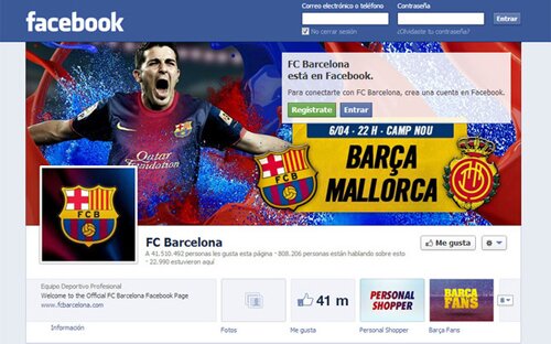 De los 41 millones de fans del Facebook del Barcelona casi 4 millones son de Indonesia